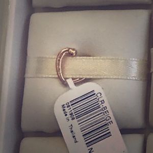 Authentic Pandora RoseGold Open Heart Earring Cuff